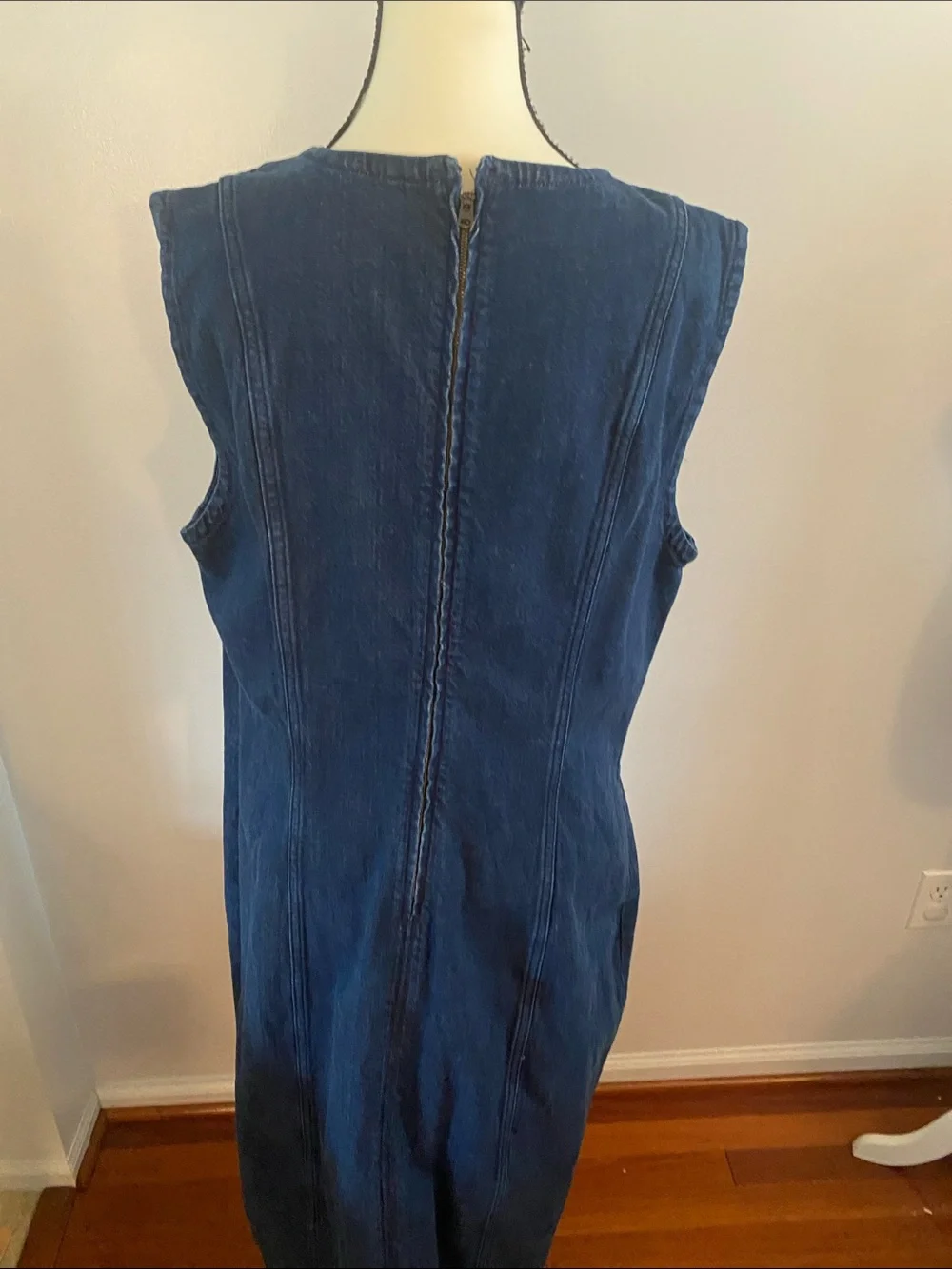 Abercrombie & fitch XL sleeveless jean dress - Picture 4 of 7